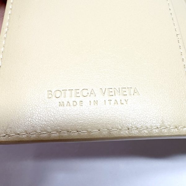 37882722 5 Bottega Veneta Maxi Intrecciato Bifold Wallet Beige Leather