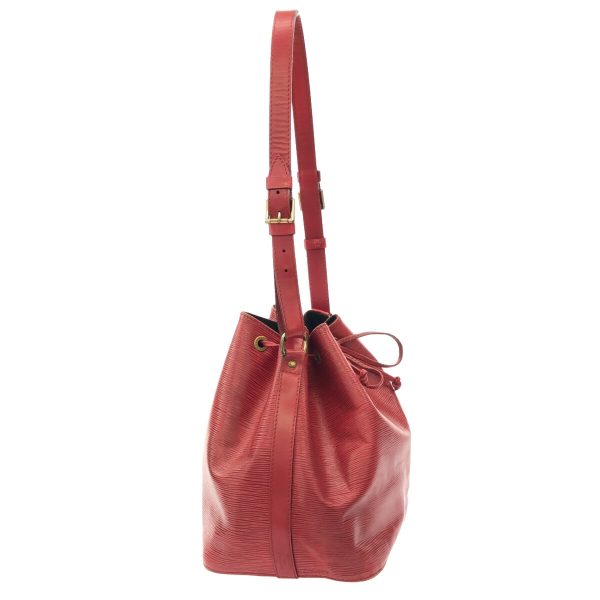 37882737 2 Louis Vuitton Petit Noe Leather Shoulder Bag Castilian Red