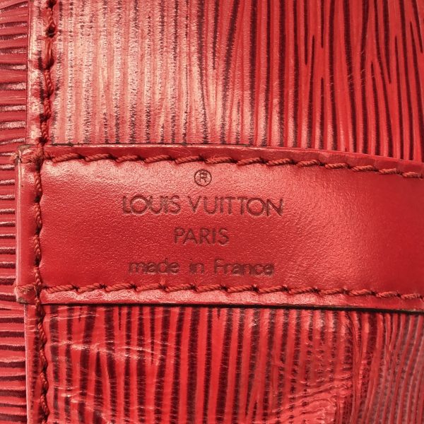 37882737 7 Louis Vuitton Petit Noe Leather Shoulder Bag Castilian Red