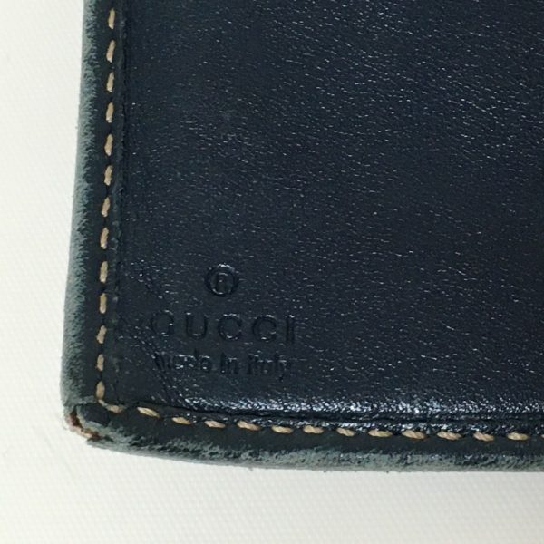 37883046 5 Gucci Shimaline Leather Wallet Navy