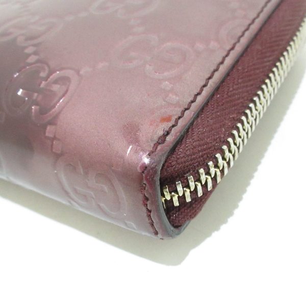 37883703 8 Gucci Lovely Shimaline Enamel Wallet Bordeaux