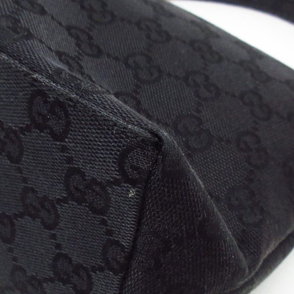 37883722 5 Gucci Gg Pattern Jacquard Shoulder Bag Black