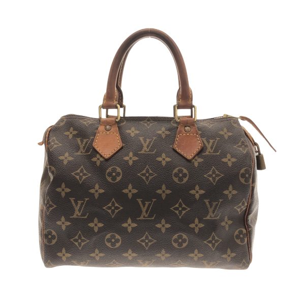 37884219 1 Louis Vuitton Speedy Monogram Canvas Handbag Brown