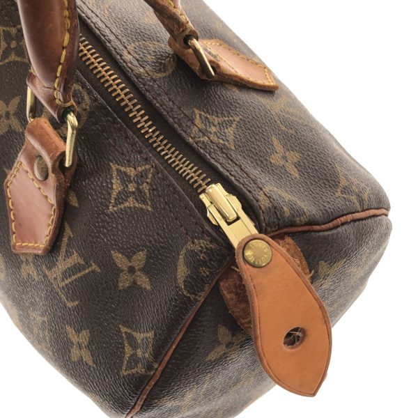 37884219 11 Louis Vuitton Speedy Monogram Canvas Handbag Brown