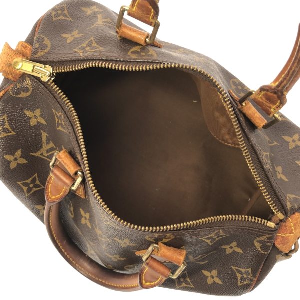 37884219 6 Louis Vuitton Speedy Monogram Canvas Handbag Brown