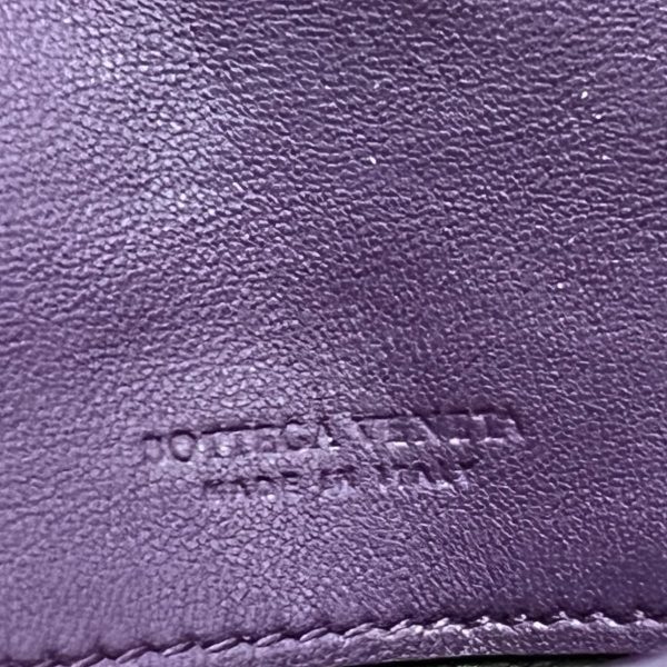 37884236 5 Bottega Veneta Intrecciato Long Wallet Purple Leather