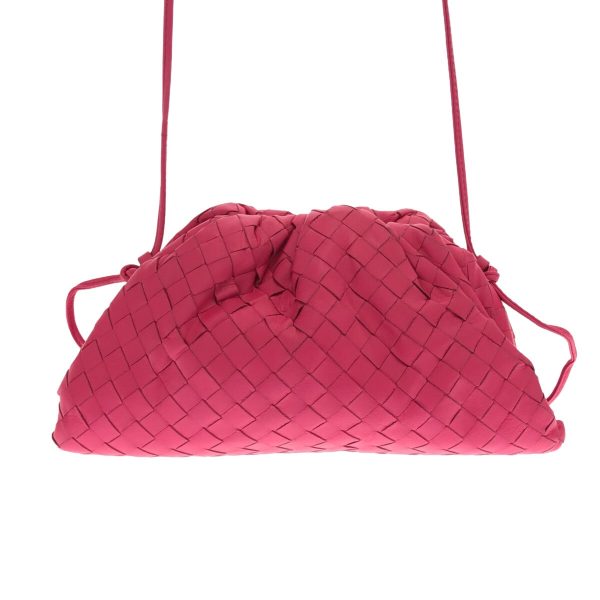 37884237 3 Bottega Veneta The Pouch Shoulder Bag Pink Leather