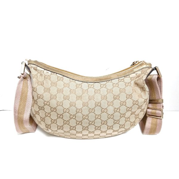 37884470 3 Gucci Gg Pattern Jacquard Shoulder Bag Beige