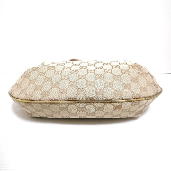 37884470 4 Gucci Gg Pattern Jacquard Shoulder Bag Beige