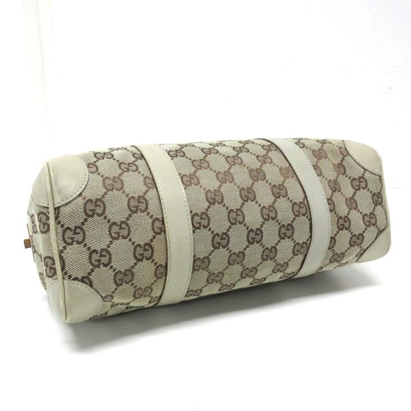 37885435 4 Gucci Gg Pattern Jacquard Handbag Beige