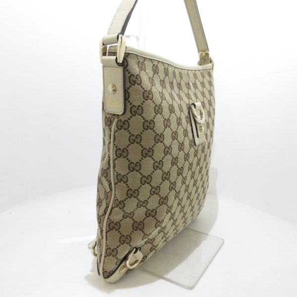 37885469 2 Gucci Gg Pattern Abby Jacquard Shoulder Bag Beige