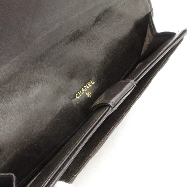 37885515 3 Chanel Bicolore Long Wallet Lambskin Black