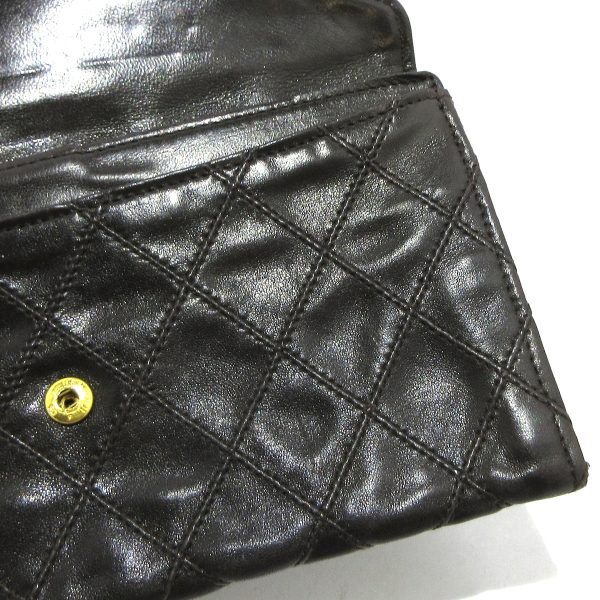 37885515 7 Chanel Bicolore Long Wallet Lambskin Black