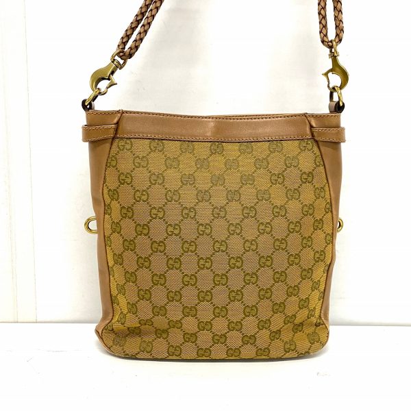 37885625 3 Gucci Gg Pattern Jacquard Shoulder Bag Brown