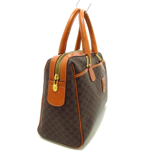 37885628 2 Celine Macadam Pattern PVC Handbag Brown