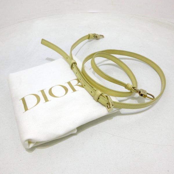 37886014 11 Dior Lady Dior Micro Vanity Bag Yellow Enamel