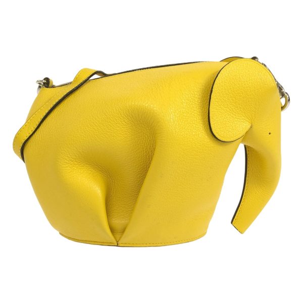 37886157 1 Loewe Elephant Mini Bag Shoulder Bag Leather Yellow