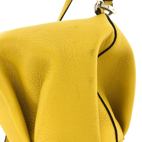 37886157 12 Loewe Elephant Mini Bag Shoulder Bag Leather Yellow