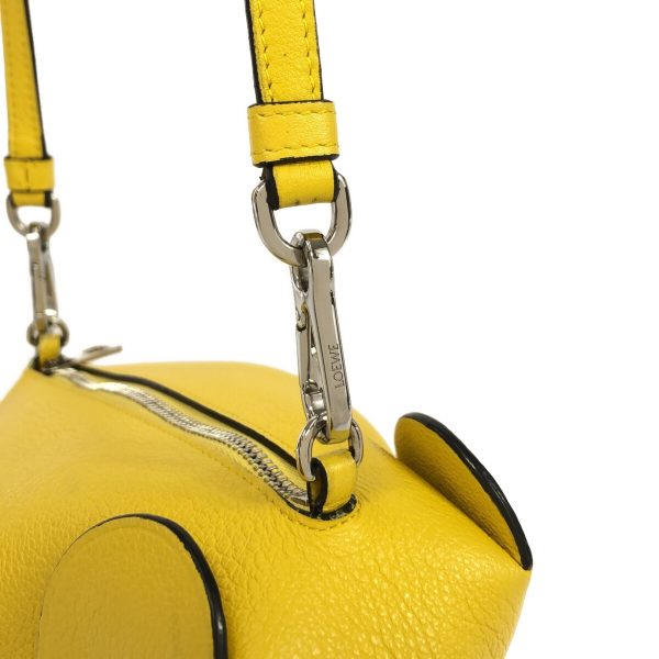 37886157 9 Loewe Elephant Mini Bag Shoulder Bag Leather Yellow