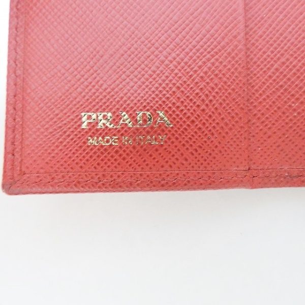 37886591 5 Prada Key Case Saffiano Metal Red