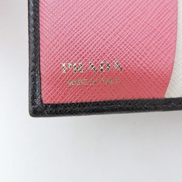 37886592 5 Prada Bifold Wallet Saffiano Metal Black