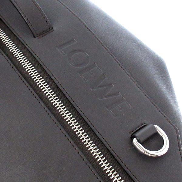 37886604 14 Loewe Convertible Backpack Rucksack Calf Leather Black