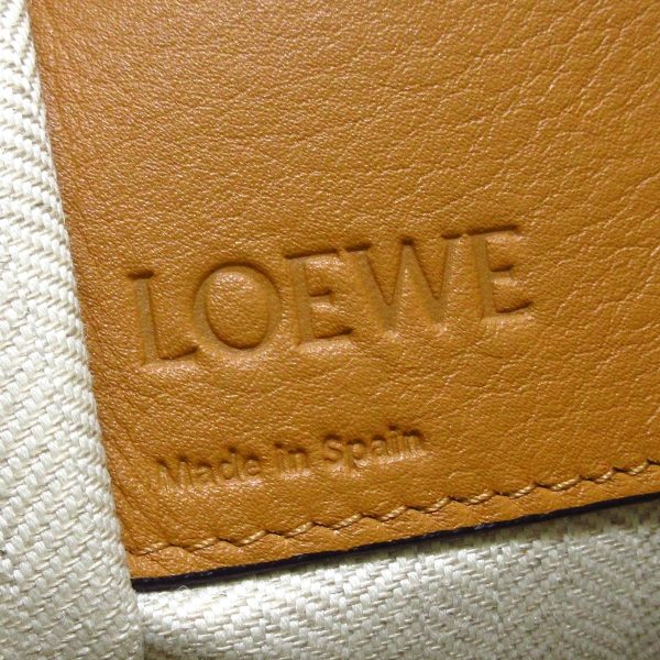 37887192 7 Loewe Hammock Bag Small Handbag Canvas Calfskin Ivory