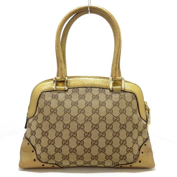 37887788 3 Gucci Gg Pattern Jacquard Handbag Beige