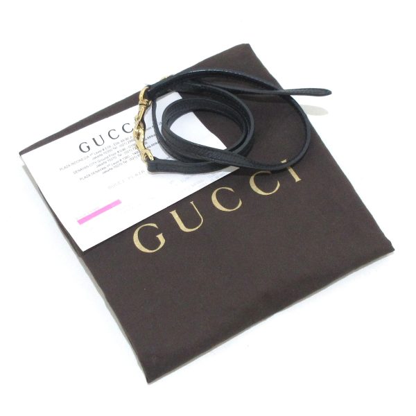 37887793 11 Gucci Swing Leather Handbag Black