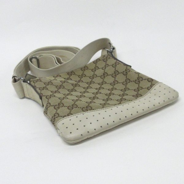 37887823 4 Gucci Gg Pattern Jacquard Shoulder Bag Beige