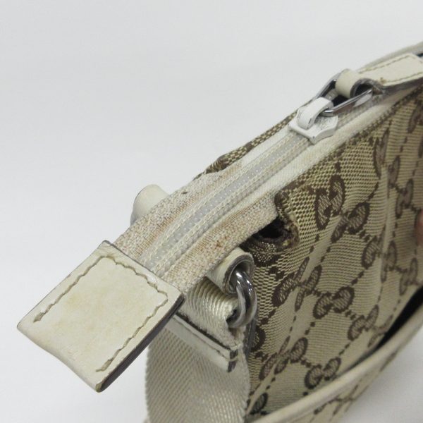 37887823 9 Gucci Gg Pattern Jacquard Shoulder Bag Beige