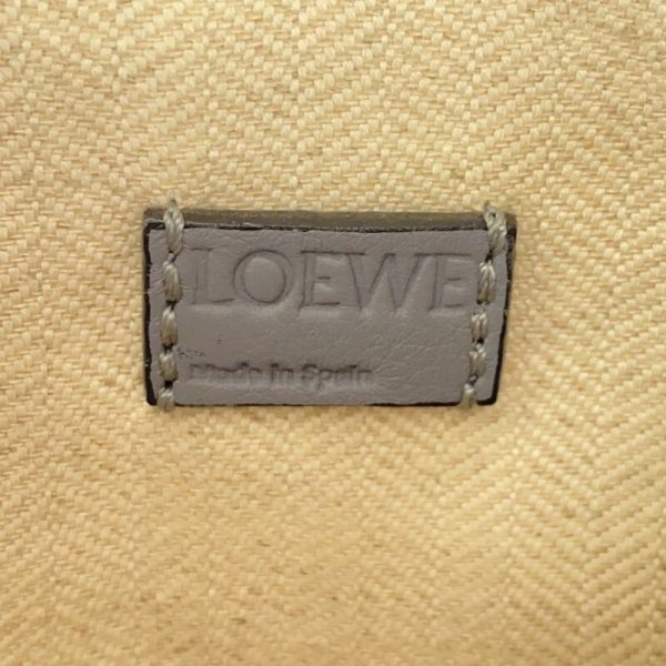 37887843 7 Loewe Puzzle Bag Mini Handbag Leather Tricolor Dark Gray