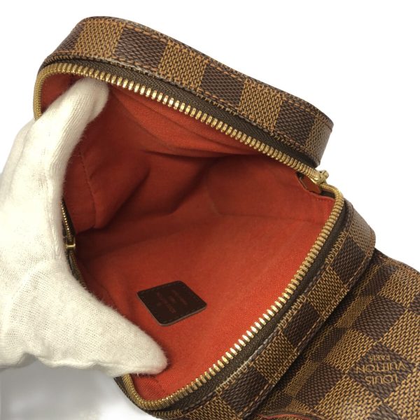 37888302 6 Louis Vuitton Jeronimos Damier Canvas Waist Pouch Ebene