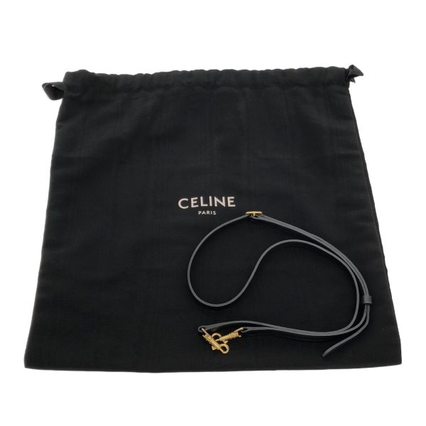 37888520 11 Celine Belt Bag Nano Grained Calf Handbag Black