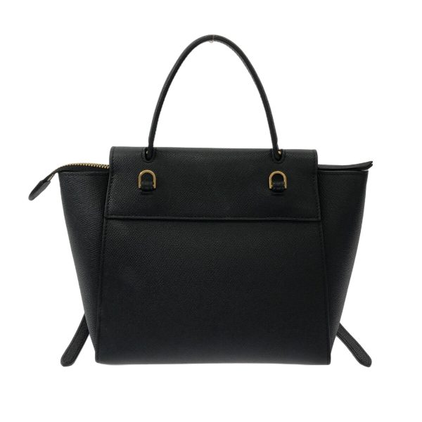 37888520 3 Celine Belt Bag Nano Grained Calf Handbag Black