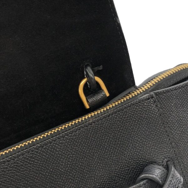 37888520 9 Celine Belt Bag Nano Grained Calf Handbag Black