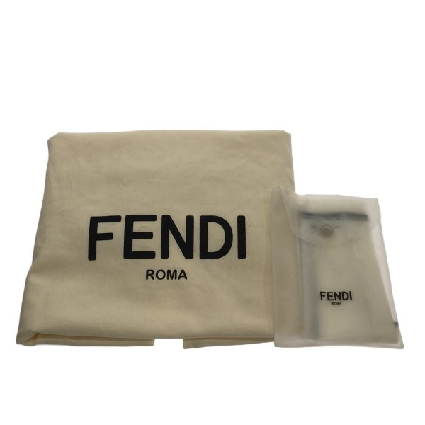 37888956 10 Fendi Handbag Leather Dark Brown