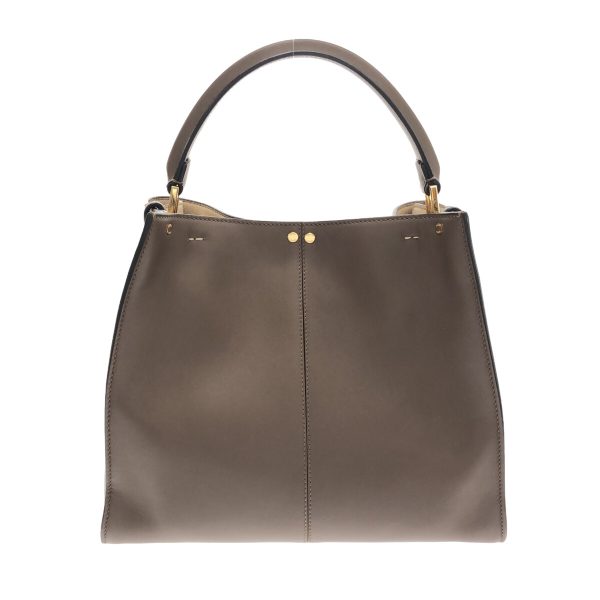 37888956 3 Fendi Handbag Leather Dark Brown