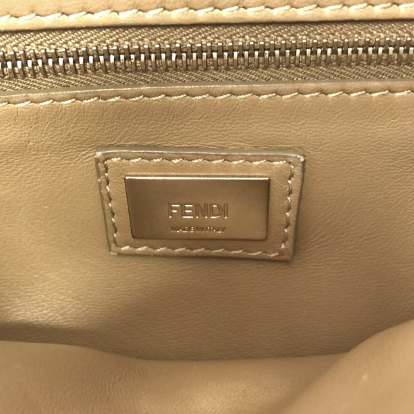 37890523 7 Fendi Handbag Nappa Leather Beige