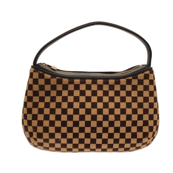 37890638 1 Louis Vuitton Tiger Damier Sauvage Haraco Handbag Brown