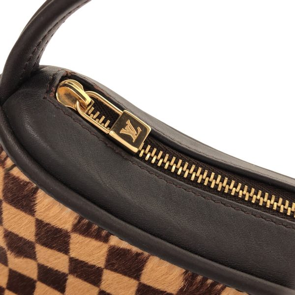 37890638 11 Louis Vuitton Tiger Damier Sauvage Haraco Handbag Brown