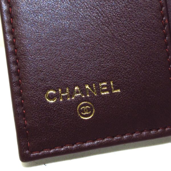 37890944 5 Chanel Classic Small Flap Wallet Matelasse Trifold Wallet Gold Hardware Caviar Skin Black