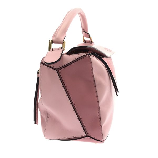 37891084 2 Loewe Puzzle Handbag Calfskin Leather Light Pink