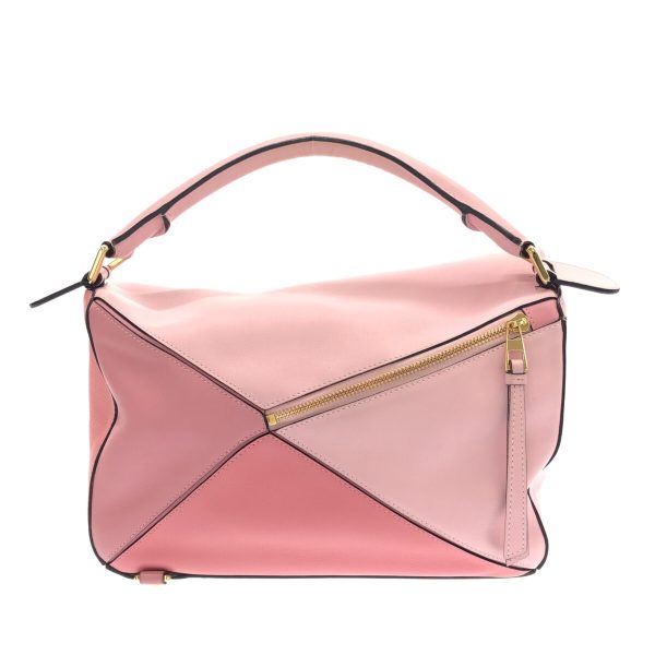 37891084 3 Loewe Puzzle Handbag Calfskin Leather Light Pink