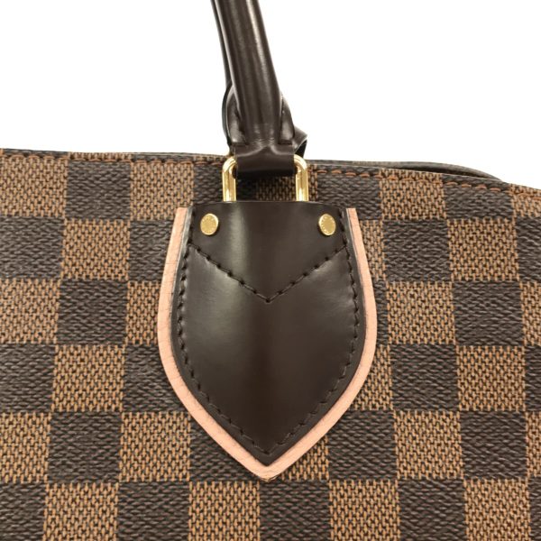 37891239 10 Louis Vuitton Normandy Damier Canvas Taurillon Leather Handbag Magnolia