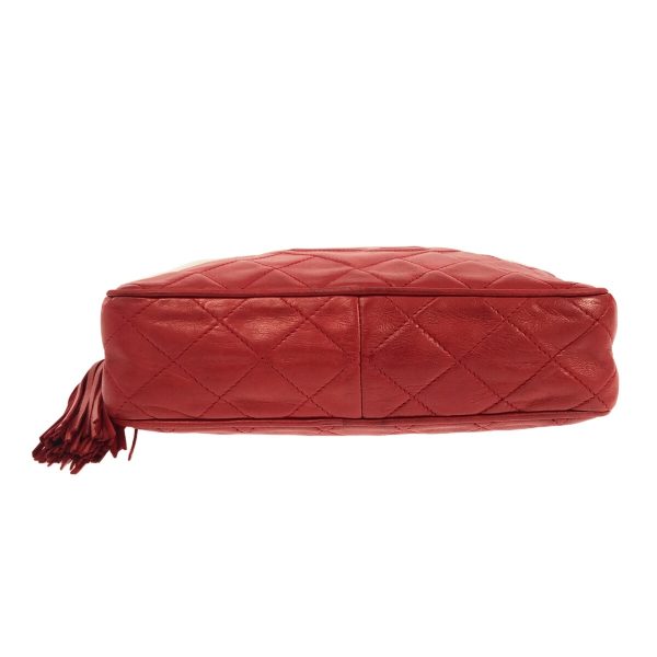 37891503 4 Chanel Matelasse Shoulder Bag Lambskin Red