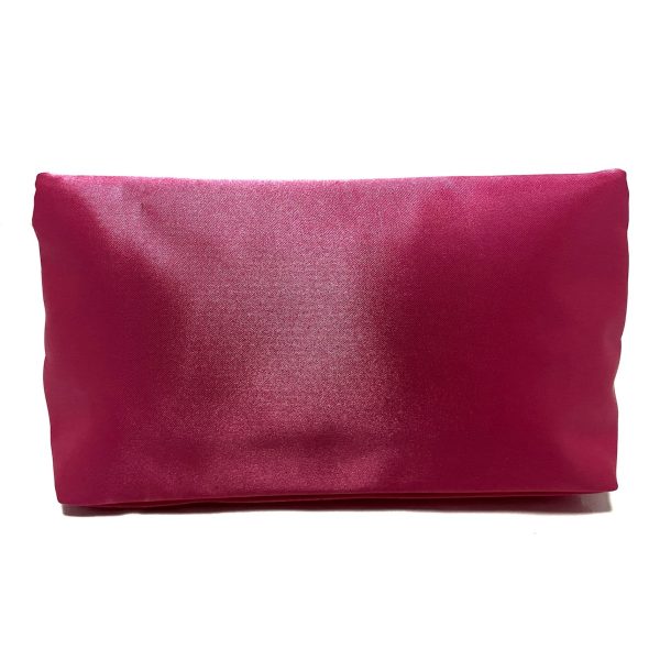 37891805 3 Yves Saint Laurent Satin Ribbon Clutch Bag Pink