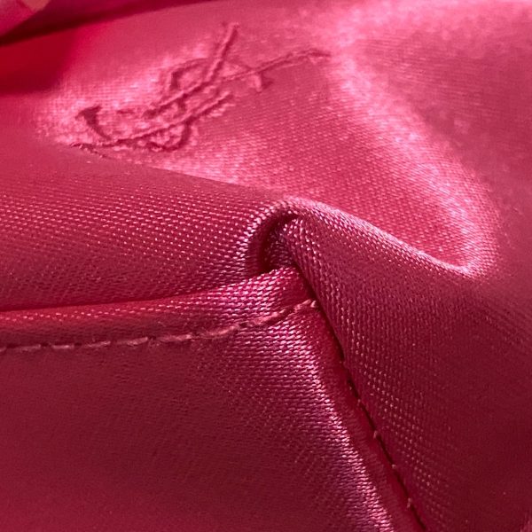 37891805 5 Yves Saint Laurent Satin Ribbon Clutch Bag Pink