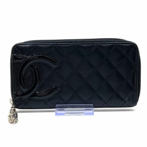 37892193 1 CHANEL Long Wallet Cambon Black