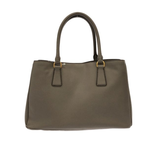 37892426 3 Prada Tote Bag Leather Gray Beige